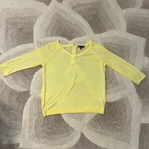 Yellow Light Knit Sweater